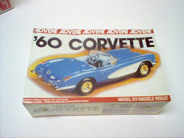 Revell 1960 '60 Corvette Model Car Kit H1203 1/25 Scale 1984 for sale online 